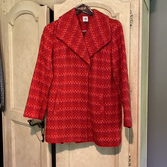 CAbi Red dress coat - Picture 6 of 6